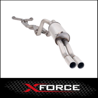 XFORCE 409 STAINLESS STEEL TWIN 2 1/2" CAT BACK EXHAUST SYSTEM (HIGH SOUND) FITS FORD FALCON BA BF XR8 UTE