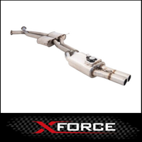 HOLDEN COMMODORE VT VX VY VZ V8 SEDAN TWIN 3" CATBACK XFORCE 409 STAINLESS STEEL EXHAUST SYSTEM WITH VAREX