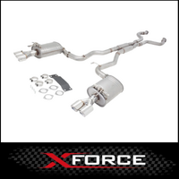 XFORCE TWIN 2.5" 409 STAINLESS STEEL CATBACK EXHAUST SYSTEM FITS HOLDEN COMMODORE VE/VF UTE SS/SV6 (E4-VF72UTE-CBS)