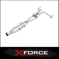 XFORCE TWIN 2 1/2" INTO TWIN 3" STAINLESS STEEL CATBACK EXHAUST SYSTEM FITS RAM 1500 DS 5.7L V8