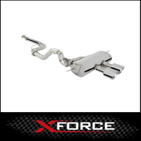 XFORCE 3" STAINLESS STEEL VAREX CAT BACK EXHAUST SYSTEM FITS FORD FOCUS LW ST 2.0L TURBO 10/2012-12/2016 