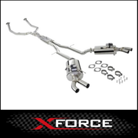 KIA STINGER CK 3.3L V6 TURBO TWIN 2.5" XFORCE 304 STAINLESS STEEL CAT BACK EXHAUST WITH VAREX