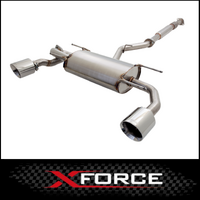 XFORCE 2.5" STAINLESS STEEL CATBACK EXHAUST SYSTEM FITS TOYOTA 86 ZN6 6/2012-12/2021