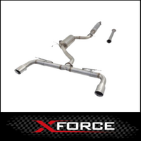 XFORCE 304 STAINLESS STEEL CAT BACK EXHAUST SYSTEM FITS VOLKSWAGEN GOLF GTi MK7 MK7.5 MK8 2013-ON