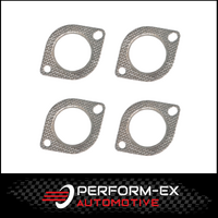 4 X EXHAUST FLANGE GASKET 3" (76MM) 106MM BOLT HOLE CENTRES TO SUIT COMMODORE