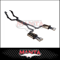 DPE BY MANTA ENGINE BACK STAINLESS STEEL EXHAUST FITS HOLDEN COMMDORE VE VF 6.0L 6.2L V8 SEDAN/WAGON (HOLK128S-178)