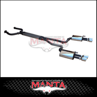 DPE BY MANTA 2.5" CAT BACK STAINLESS STEEL EXHAUST SYSTEM FITS HOLDEN COMMODORE VE VF 6.0L 6.2L V8 SEDAN/WAGON (HOLK128S25-CB)