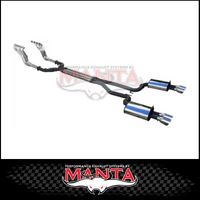 DPE BY MANTA ENGINE BACK STAINLESS STEEL EXHAUST FITS HOLDEN COMMDORE VE VF 6.0L 6.2L V8 SEDAN/WAGON (HOLK128S3-134C)