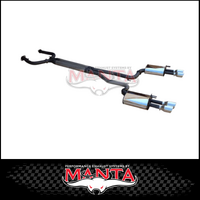 DPE BY MANTA 3" CAT BACK STAINLESS STEEL EXHAUST SYSTEM WITH BI MODAL FITS HOLDEN COMMODORE VE VF 6.0L 6.2L V8 SEDAN/WAGON (HOLK128S3-CB-BM)