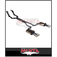 DPE BY MANTA 2.5" ENGINE BACK STAINLESS STEEL EXHAUST SYSTEM FITS HOLDEN COMMODORE VE VF 6.0L 6.2L V8 UTE (HOLK128U25-134)