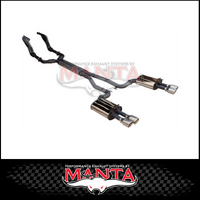DPE BY MANTA 2.5" ENGINE BACK STAINLESS STEEL EXHAUST SYSTEM FITS HOLDEN COMMODORE VE VF 6.0L 6.2L V8 UTE (HOLK128U25-134C)