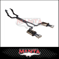 DPE BY MANTA 2.5" ENGINE BACK STAINLESS STEEL EXHAUST SYSTEM FITS HOLDEN COMMODORE VE VF 6.0L 6.2L V8 UTE (HOLK128U25-178)