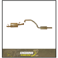 KING BROWN 2.5" ENGINE PIPE BACK EXHAUST SYSTEM FITS TOYOTA LANDCRUISER FZJ105R 4.5L 1FZ 6CYL 1/1998-9/2002 (KB12025-XXMR)