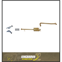 KING BROWN EXTRACTORS & 2.5" CATBACK EXHAUST SYSTEM FITS TOYOTA HILUX GGN25R 4.0L V6 2005-2015 (KB12115-HXMX)