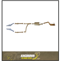 KING BROWN CERAMIC COATED EXTRACTORS, CATS & 3" CATBACK EXHAUST SYSTEM FITS NISSAN PATROL Y62 5.6L V8 SERIES 4-5 2016-ON