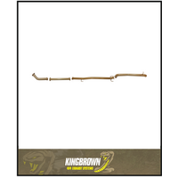 KING BROWN 3" DPF BACK EXHAUST SYSTEM FITS TOYOTA HILUX GUN126R 2.8L 4CYL 2015-ON (KBD12120-XXXX)