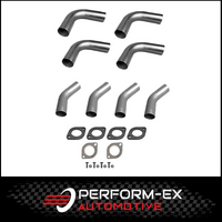 3" 76MM MILD STEEL MANDREL BEND KIT (4 x 90 4 x 45)