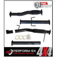 PERFORM-EX 3" DPF BACK WITH HOTDOG EXHAUST SYSTEM FITS MITSUBISHI TRITON MQ MR 2.4L 4N15 4CYL 3/2015-12/2023 (MI252-HO)