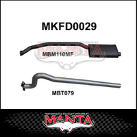 MANTA 2.5" CATBACK EXHAUST SYSTEM FITS FORD FALCON XF 4.1L 6CYL SEDAN (MKFD0029)
