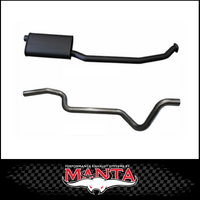 MANTA 2.5" CATBACK EXHAUST SYSTEM FITS FORD FALCON XG 4.0L 6CYL UTE (MKFD0030)