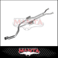 MANTA 2.5" DUAL CATBACK EXHAUST SYSTEM FITS FORD FALCON AU 5.0L V8 IRS SEDAN (MKFD0064)