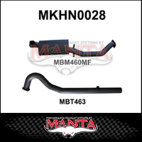 MANTA 3" CAT BACK EXHAUST SYSTEM FITS HOLDEN COMMODORE VL 3.0L 6CYL SEDAN