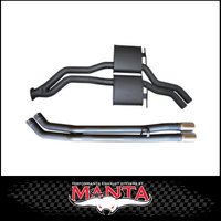 MANTA TWIN 2.5" CATBACK EXHAUST SYSTEM FITS HOLDEN COMMODORE VP VR VS 5.0L V8 SEDAN IRS WITH SINGLE CAT (MKHN0067SC)