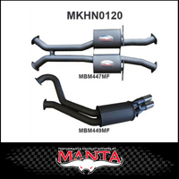 MANTA 3" CATBACK EXHAUST SYSTEM FITS HOLDEN COMMODORE VT VX VY VZ 5.7L 6.0L V8 SED (MKHN0120)