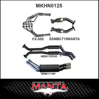 MANTA ENGINE BACK EXHAUST SYSTEM FITS HOLDEN COMMODORE VT VX VY VZ 5.7L 6.0L V8 SEDAN (MKHN0125)
