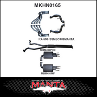 MANTA ENGINE BACK EXHAUST SYSTEM FITS HOLDEN COMMODORE VE VF 6.0L 6.2L V8 SEDAN/WAGON (MKHN0165)