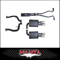 MANTA 2.5" CAT BACK EXHAUST SYSTEM FITS HOLDEN COMMODORE VE VF 6.0L 6.2L V8 SEDAN/WAGON (MKHN0166)