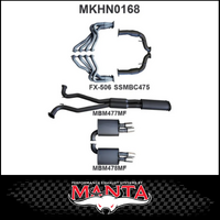 MANTA ENGINE BACK EXHAUST SYSTEM FITS HOLDEN COMMODORE VE VF 6.0L 6.2L V8 SEDAN/WAGON (MKHN0168)