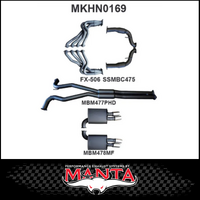 MANTA ENGINE BACK EXHAUST SYSTEM FITS HOLDEN COMMODORE VE VF 6.0L 6.2L V8 SEDAN/WAGON (MKHN0169)