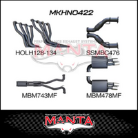MANTA ENGINE BACK EXHAUST SYSTEM FITS HOLDEN COMMODORE VE VF 6.0L 6.2L V8 SEDAN/WAGON (MKHN0422)
