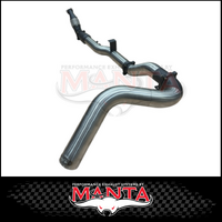 MANTA 4" TURBO BACK SIDE-EXIT EXHAUST SYSTEM (DPF DELETE) FITS TOYOTA LANDCRUISER VDJ79R 4.5L V8 SINGLE CAB 2016-2025