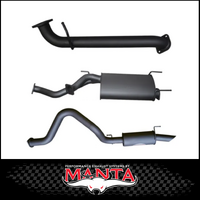 MANTA 3" CAT BACK EXHAUST SYSTEM WITH CENTRE & REAR MUFFLER FITS TOYOTA LANDCRUISER UZJ100R 1998-2007 (MKTY0078)