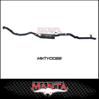 MANTA 3" TURBO BACK EXHAUST SYSTEM FITS TOYOTA LANDCRUISER HZJ105R 4.2L 1HZ WITH CT26 TURBO 1998-2007 (MKTY0088)