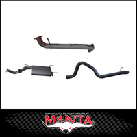 MANTA 3" CAT BACK EXHAUST SYSTEM WITH CENTRE MUFFLER & REAR TAILPIPE FITS TOYOTA LANDCRUISER UZJ100R 1998-2007 (MKTY0305)