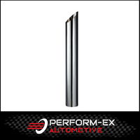 CHROME EXHAUST STACK MITRE CUT 7" OD WITH PLAIN INLET