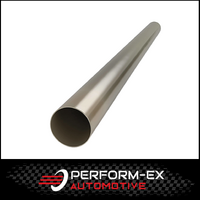2" (51MM) INCH MILD STEEL STRAIGHT EXHAUST TUBE X 1 METRE