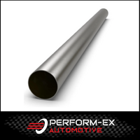 2.5" (63MM) INCH MILD STEEL STRAIGHT EXHAUST TUBE X 1 METRE