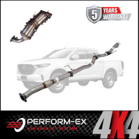 PERFORM-EX 3" STAINLESS STEEL TURBO BACK EXHAUST SYSTEM WITH DPF DUMMY FITS MAZDA BT-50 RG 3.0L 4CYL 7/2020-ON - PIPE ONLY