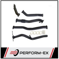 PERFORM-EX 3" TURBO BACK EXHAUST PIPE ONLY FITS NISSAN NAVARA D22 3.0L ZD30 2001-2006 (NI213-PO)