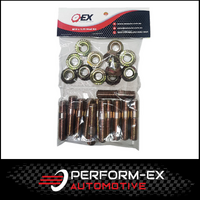 EXHAUST MANIFOLD STUD & NUT KIT FITS TOYOTA LANDCRUISER FZJ75R 4.5L 1FZ