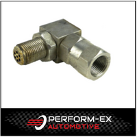 OXYGEN SENSOR O2 ADAPTOR WITH CAT CONVERTER - CHECK ENGINE LIGHT FIX - 90 DEGREE (EURO 5)
