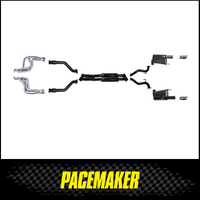 PACEMAKER HEADERS, CATS AND 2.5" CATBACK EXHAUST SYSTEM FITS FORD MUSTANG COUPE FM 6TH GEN 5.0L V8 COYOTE 2015-2017 (PP4178-03)