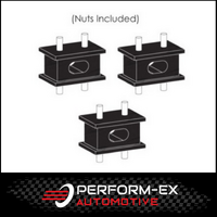 EXHAUST RUBBER MOUNT KIT FITS TOYOTA LANDCRUISER HZJ78R 4.2L 6CYL 8/99-12/06