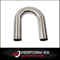 1.5" 38MM X 180 DEGREE MANDREL BEND 304 STAINLESS STEEL EXHAUST PIPE (SSB150180-304)