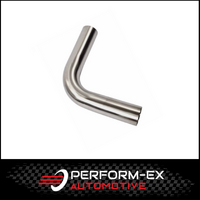 1.75" 44MM X 90 DEGREE MANDREL BEND 304 STAINLESS STEEL EXHAUST PIPE (SSB17590-304)