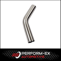 1.78" 48MM X 45 DEGREE MANDREL BEND 304 STAINLESS STEEL EXHAUST PIPE (SSB17845-304)